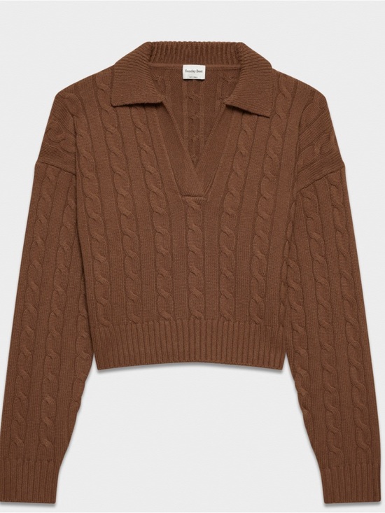 Aritzia Sweaters - Aritzia (Sunday Best) Lottie Sweater (cognac)🍄🐿️🍂☕️